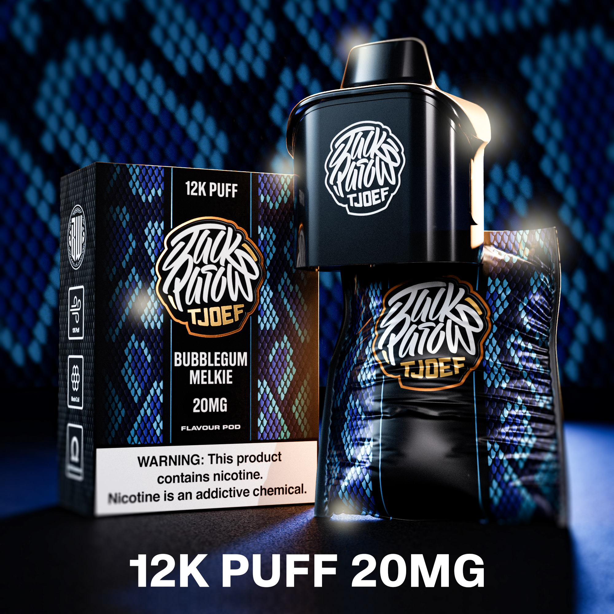 Jack Parow Tjoef - Pod System 12K Pods 20mg