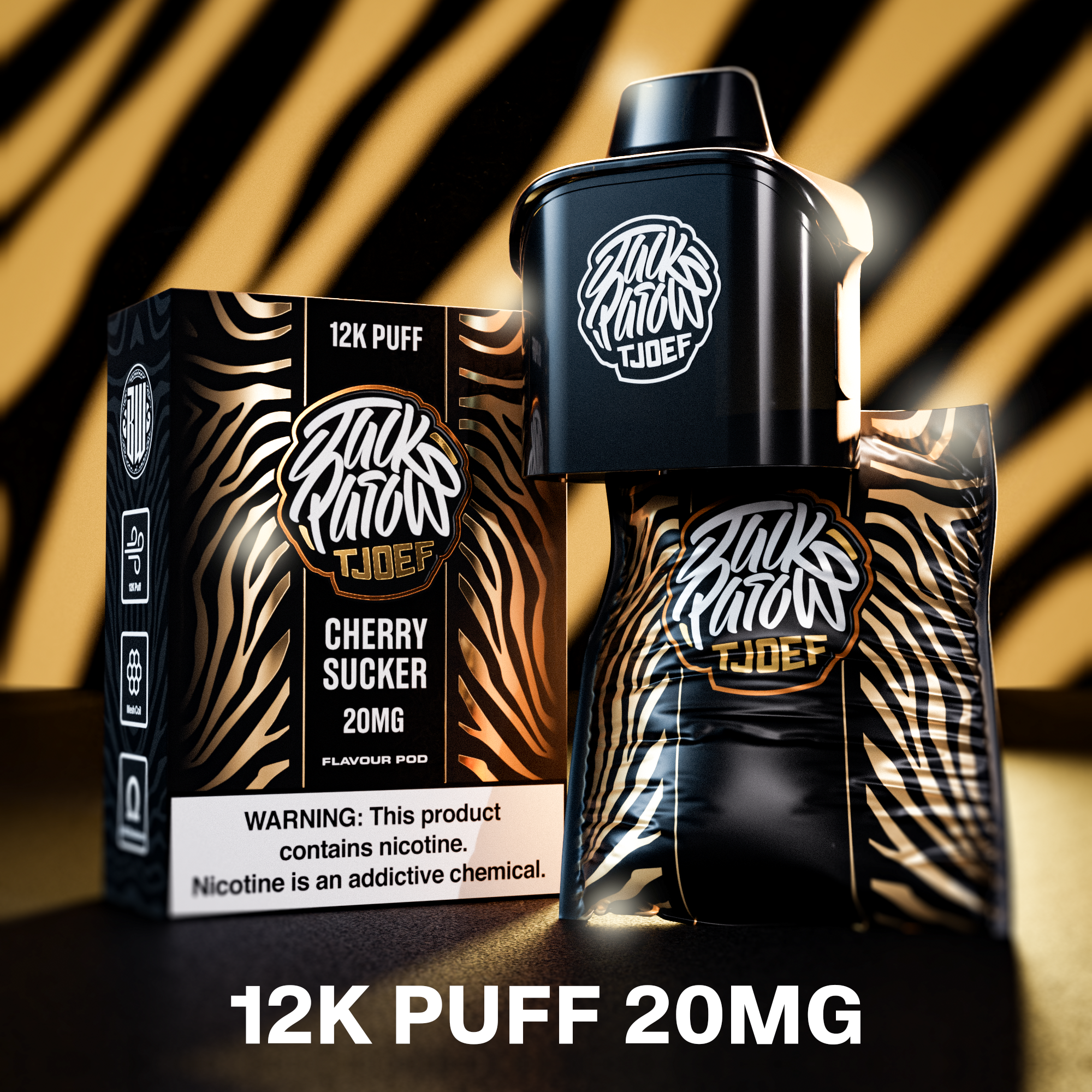 Jack Parow Tjoef - Pod System 12K Pods 20mg