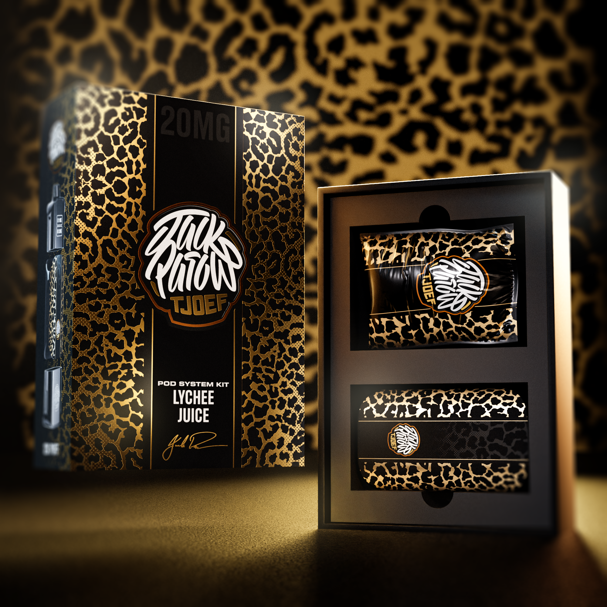 Jack Parow Tjoef - Pod System 12K Kit 20mg