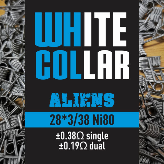G Drops White Collar - Pre-Build Coils