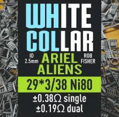 G Drops White Collar - Pre-Build Coils