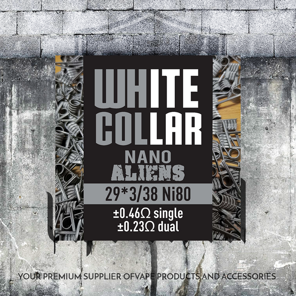 G Drops White Collar - Pre-Build Coils