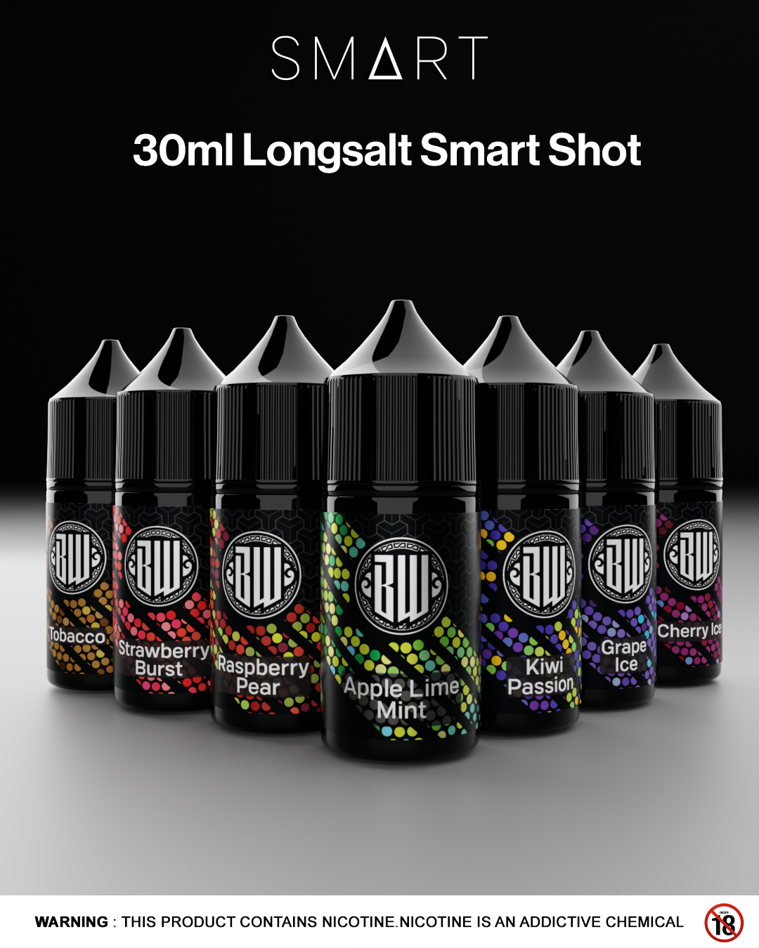Bewolk SMART Shots 30ml Flavour - Longfill