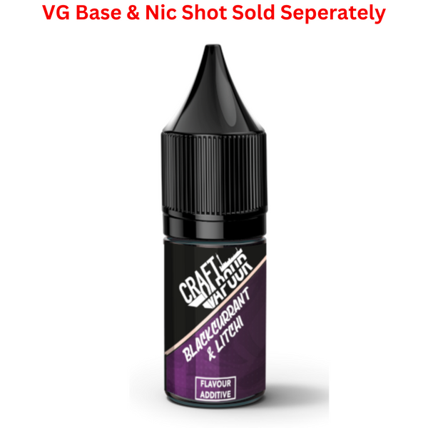 Craft Vapour - Blackcurrant Litchi MTL / Salts Shot 30ml