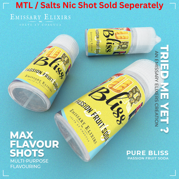 Emissary Elixirs - Pure Bliss MTL / Salts Shot 30ml