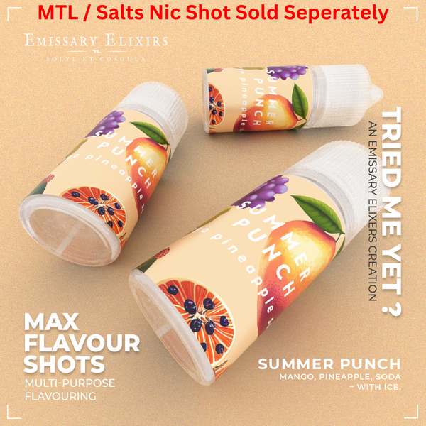 Emissary Elixirs - Summer Punch MTL / Salts Shot MTL 30ml