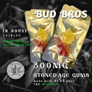 Bud Brothers Stoned Age Gums (2-Pack) 300MG