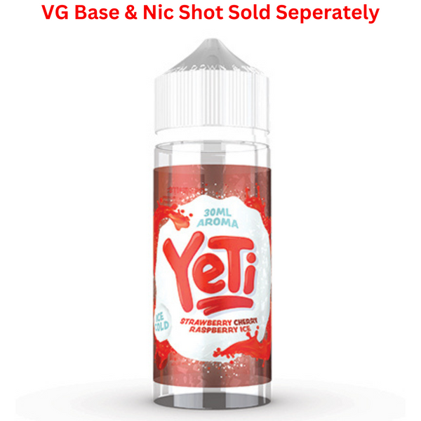 Yeti - Strawberry Cherry Raspberry Ice Shot 120ml
