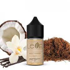 Leaf -Tobacco – Vanilla & Coconut Nic Salt (30ml)