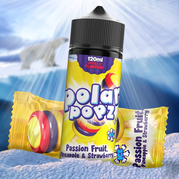Polar Popz - Passion Fruit, Pineapple & Strawberry 120ml