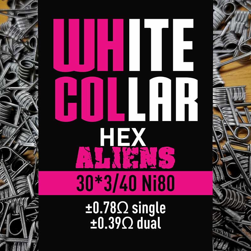 G Drops White Collar - Pre-Build Coils