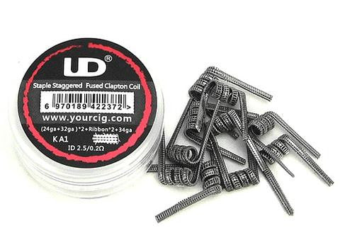 UD STAPLE STAGGERED FUSED CLAPTON COILS